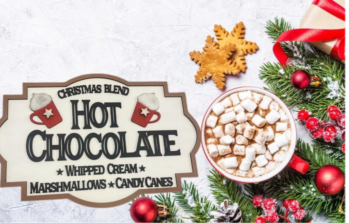 Hot Chocolate Station Sign.
