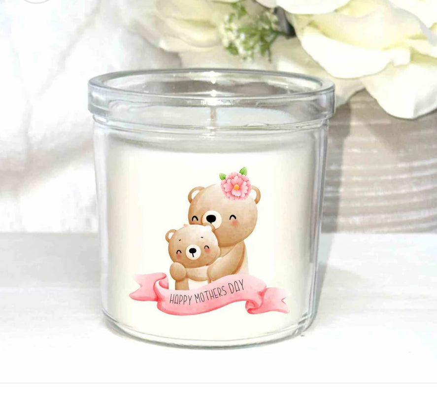 Candle with gift box and matches.