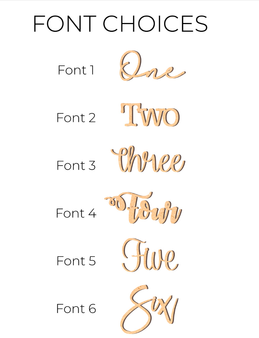 Woodland Theme 30cm Printed Plaque