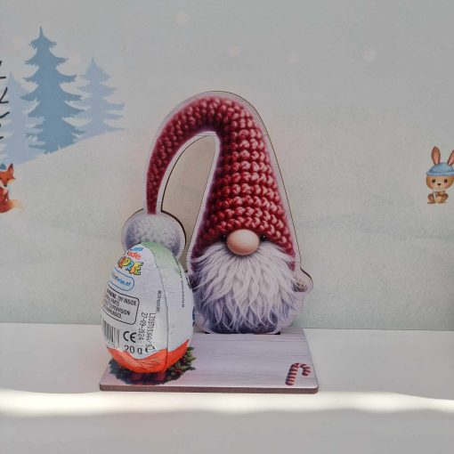Christmas Knitted Style Kinder Egg Holders.