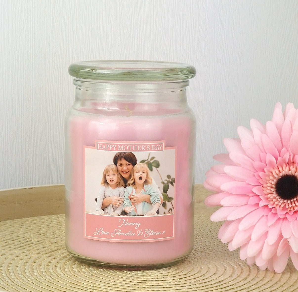 Personalised Photo Candles.