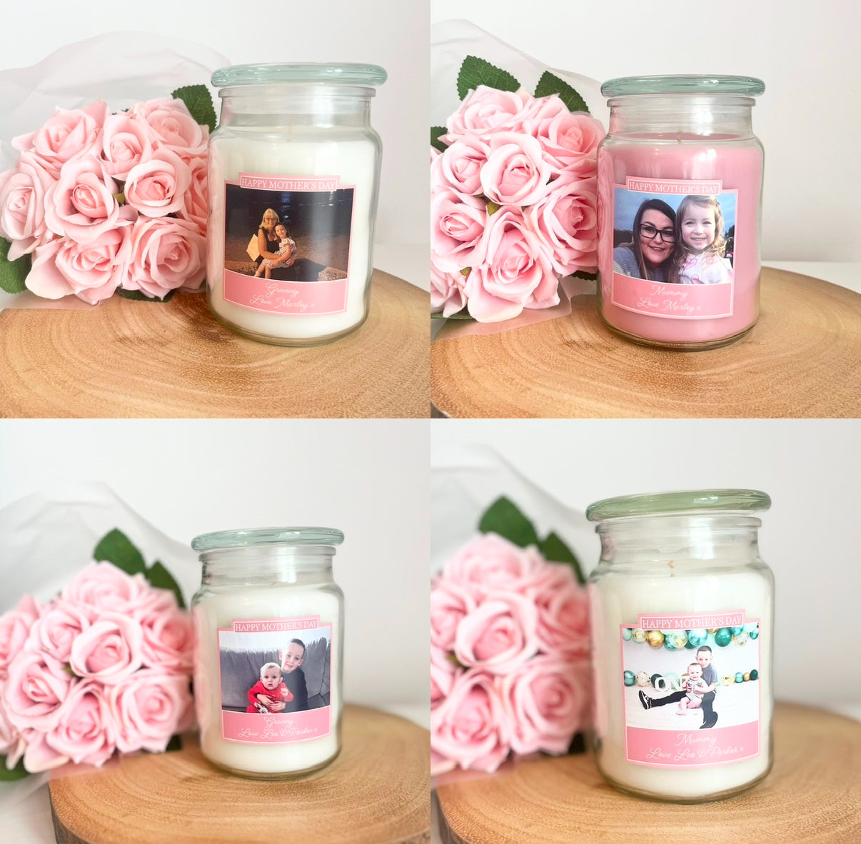 Personalised Photo Candles.