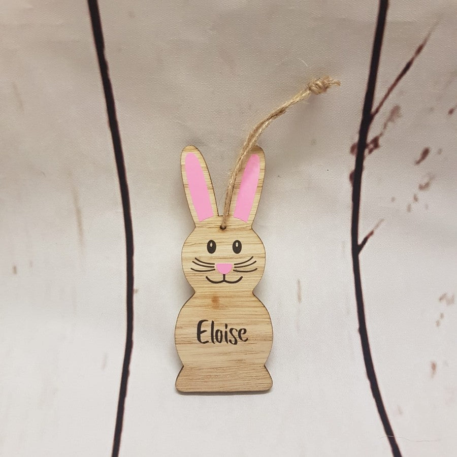 Easter Personalised 10cm Bunny.